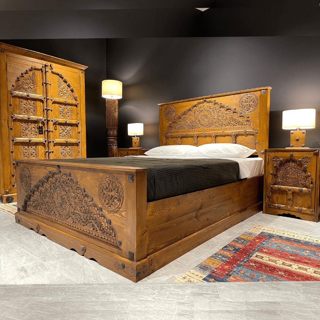 ETNİK MODEL HÜRREM SULTAN KARYOLA M1036 - Görsel 3