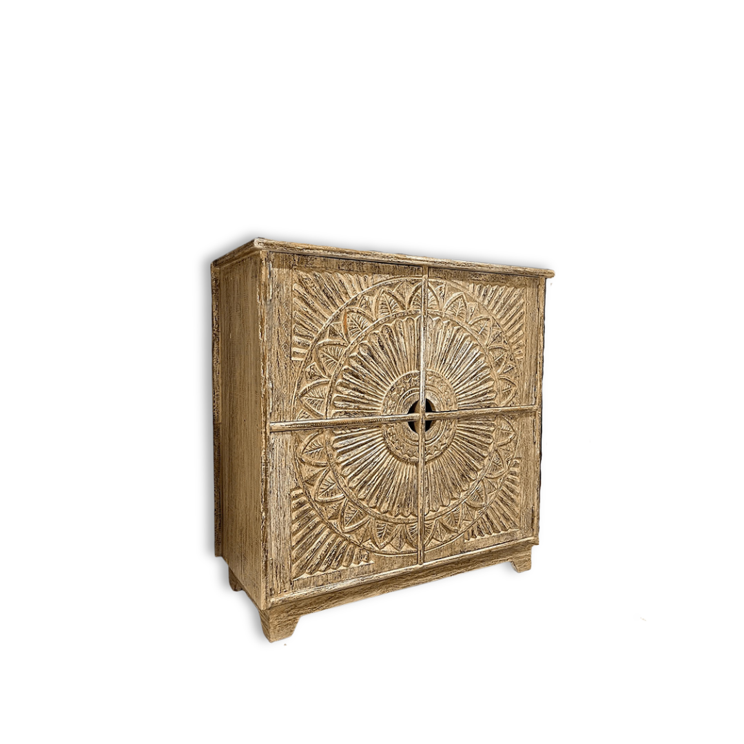 ETNİK MODEL SPİRAL OYMA DOLAP M1073 - Görsel 3