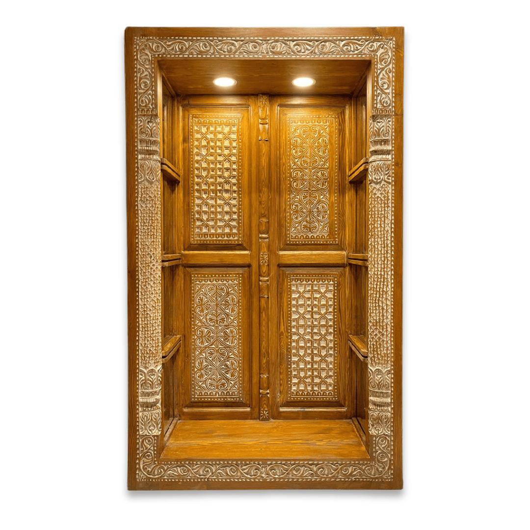 ETNİK MODEL EL OYMA VİTRİN M1259 - Görsel 2