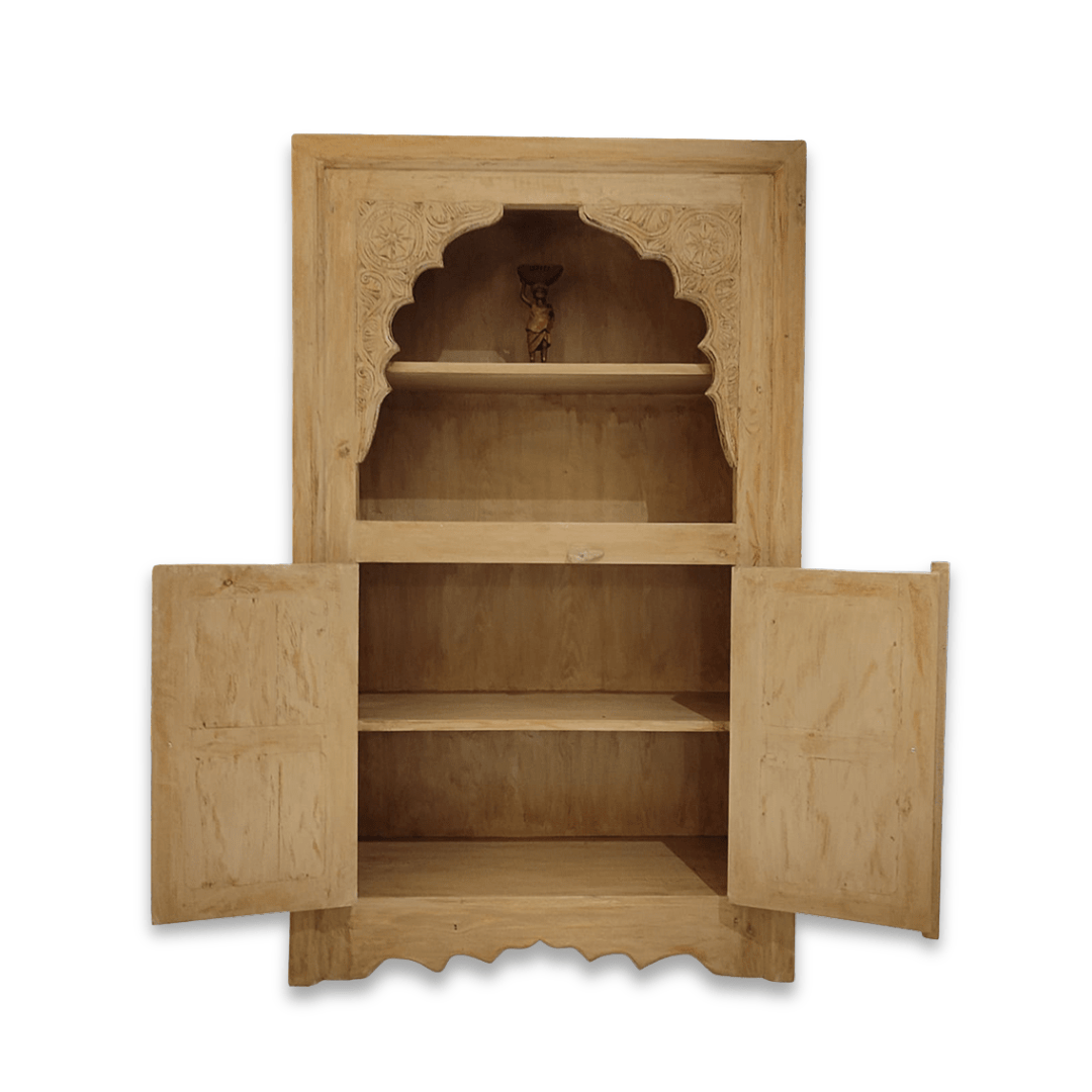 ETNİK MODEL EL OYMA VİTRİN DOLAP M703 - Görsel 3