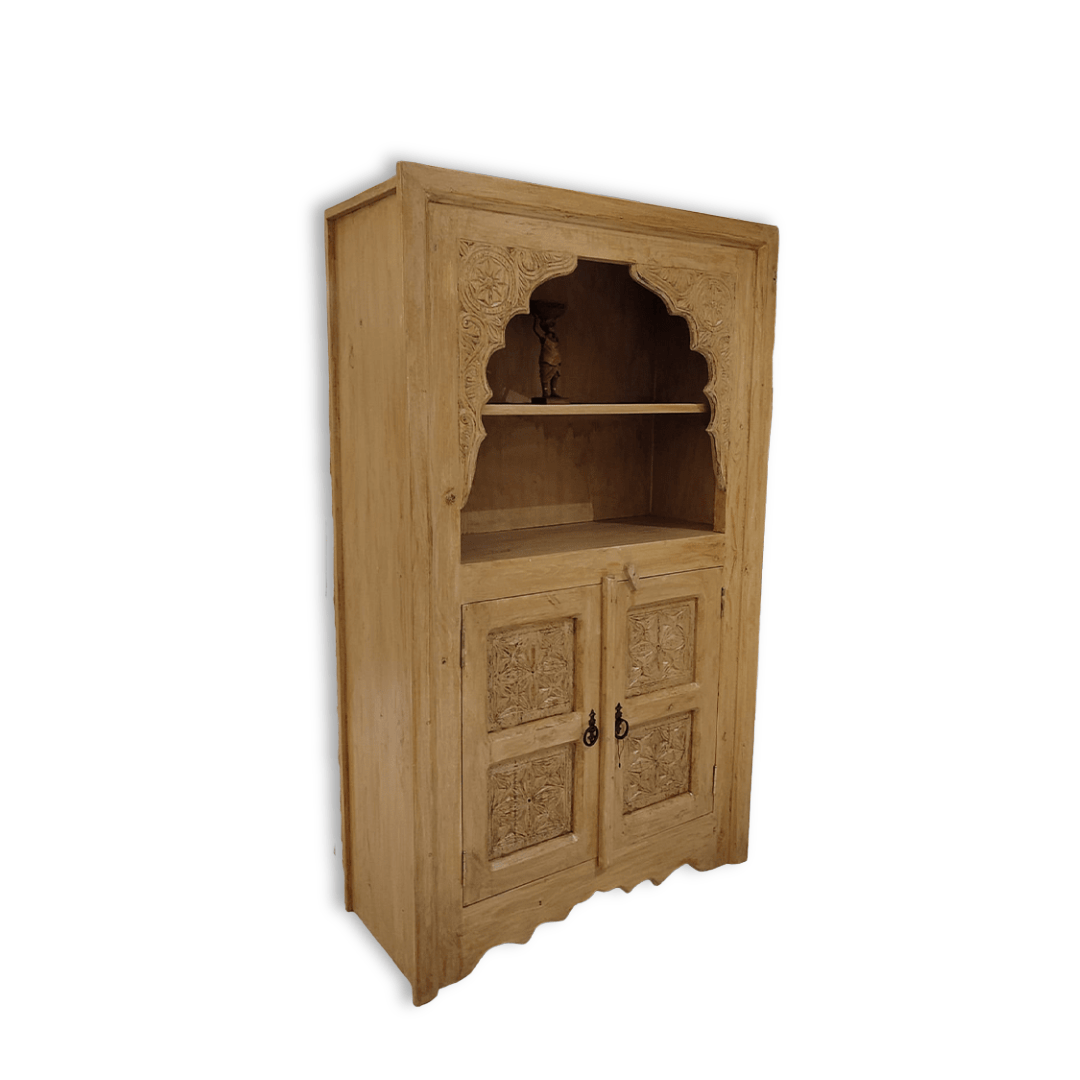 ETNİK MODEL EL OYMA VİTRİN DOLAP M703 - Görsel 4