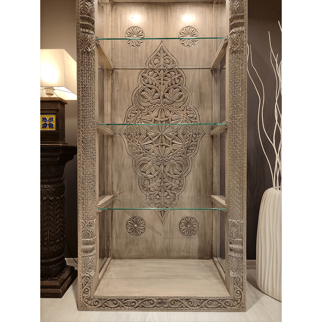 ETNİK MODEL EL OYMA ESKİTME VİTRİN M704 - Görsel 4