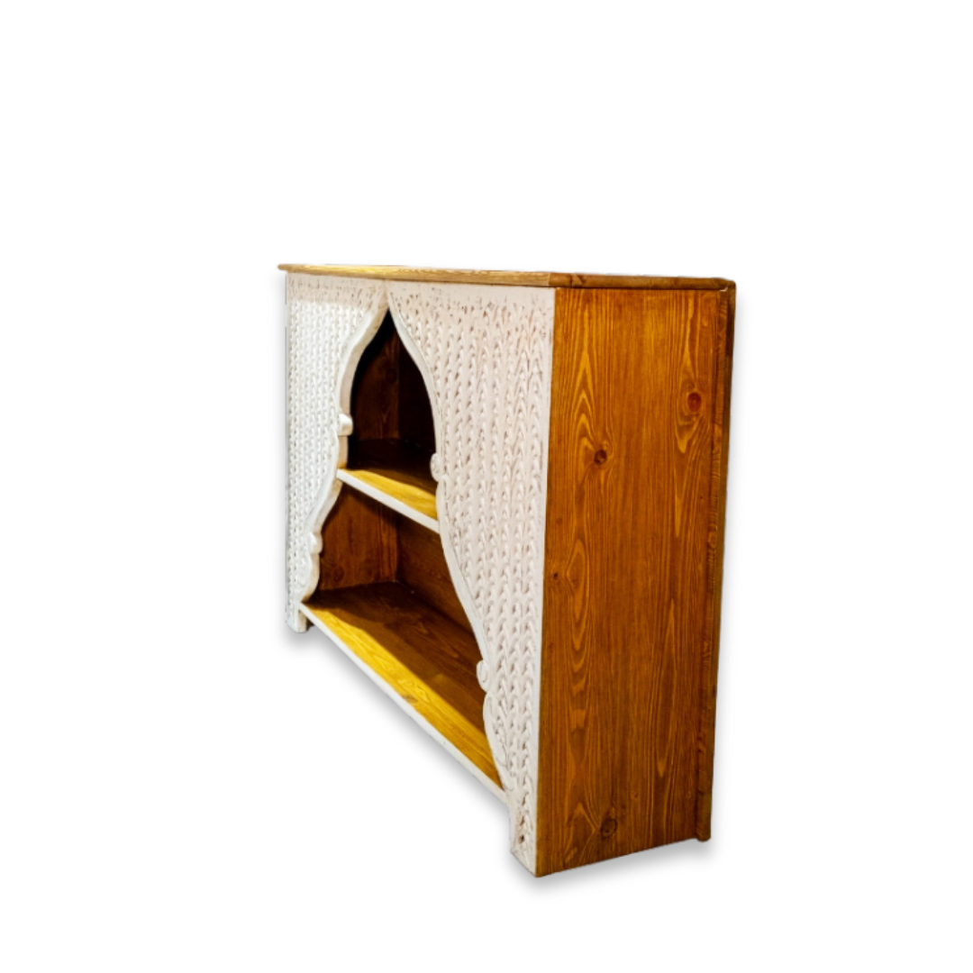 ETNİK MODEL MANGO AĞAÇ EL OYMA DRESUAR - Görsel 3