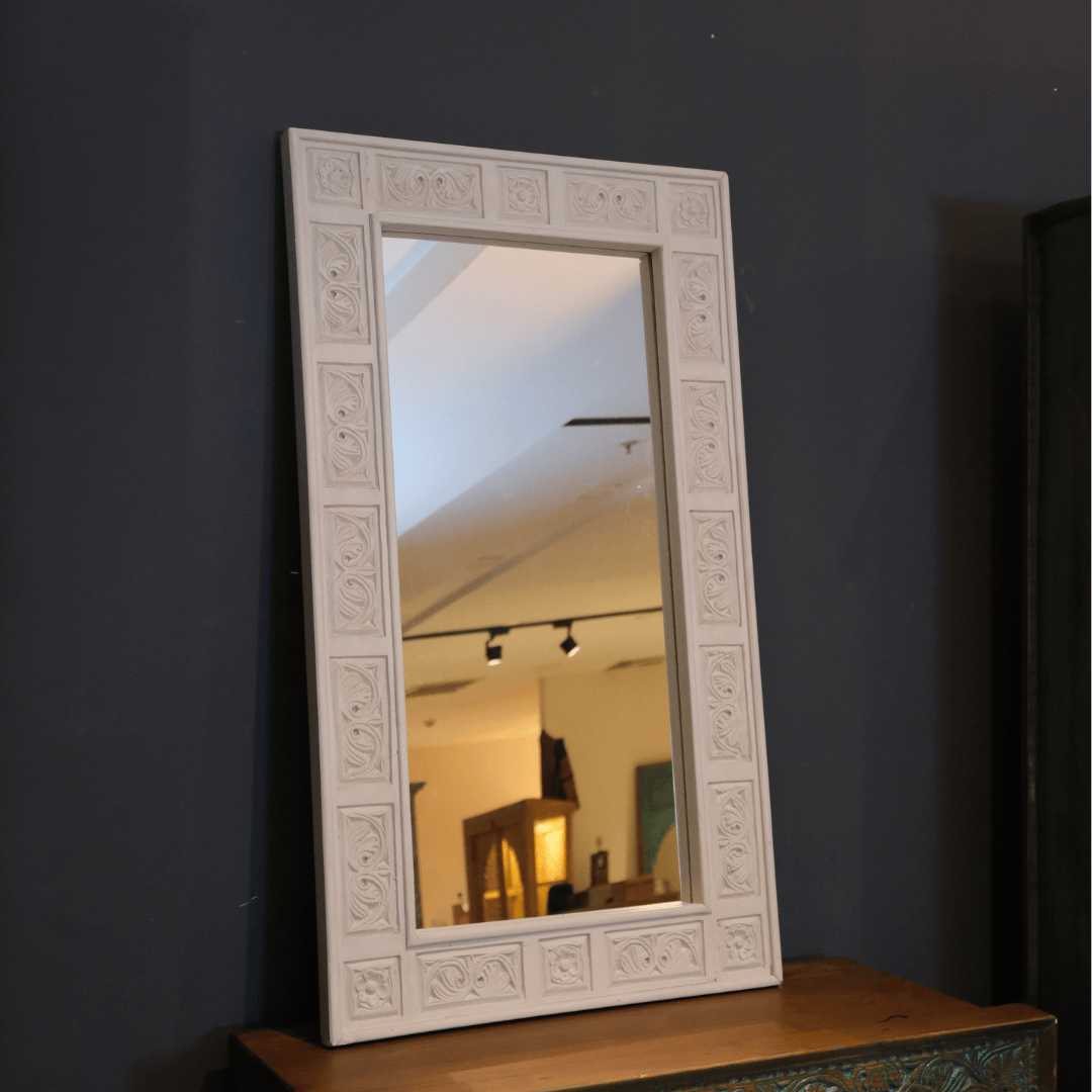 ETNİK MODEL EL OYMA AYNA M0014-5 - Görsel 2