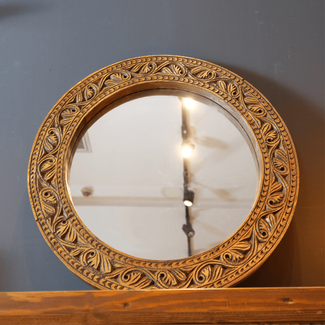 ETNİK MODEL EL OYMA AYNA M907 - Görsel 2