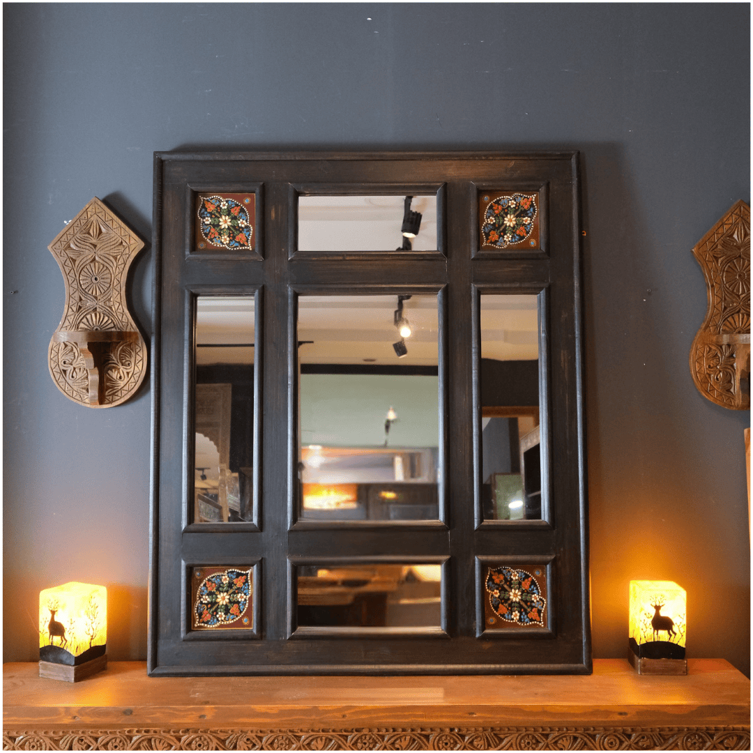 ETNİK MODEL EL BOYAMA AYNA M868