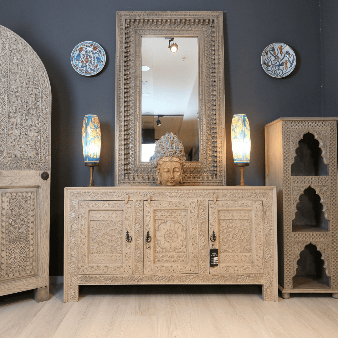 ETNİK MODEL ŞAHMERAN OYMA KONSOL M032