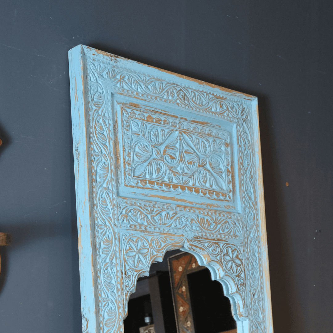 ETNİK MODEL MİHRABİ EL OYMA AYNA SKT0001-3 - Görsel 4