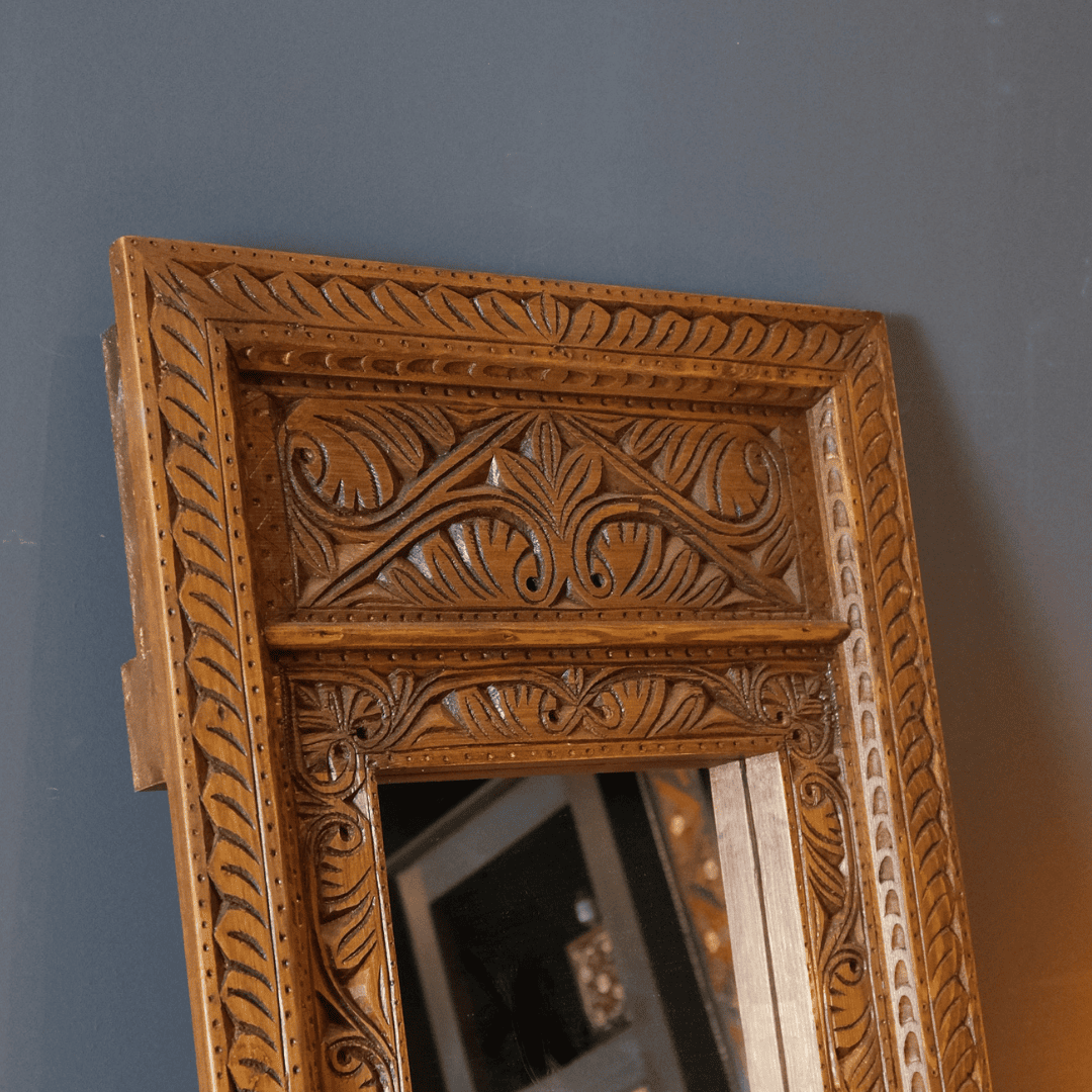 ETNİK MODEL EL OYMA AYNA M473-1 - Görsel 4