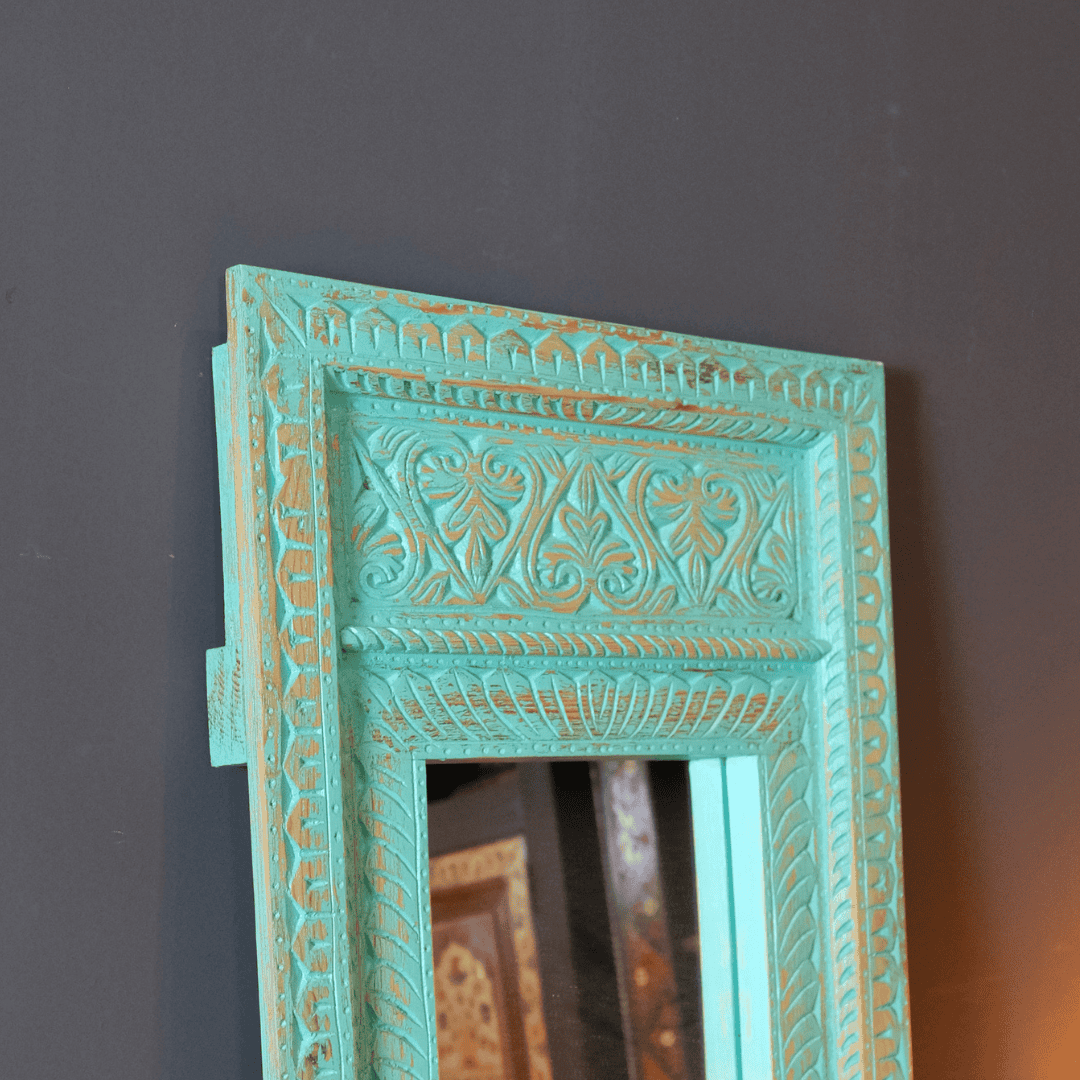 ETNİK MODEL EL OYMA AYNA M473-2 - Görsel 4