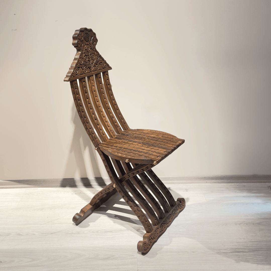 ETNİK MODEL GÜL AĞAÇ SANDALYE M729 - Görsel 4