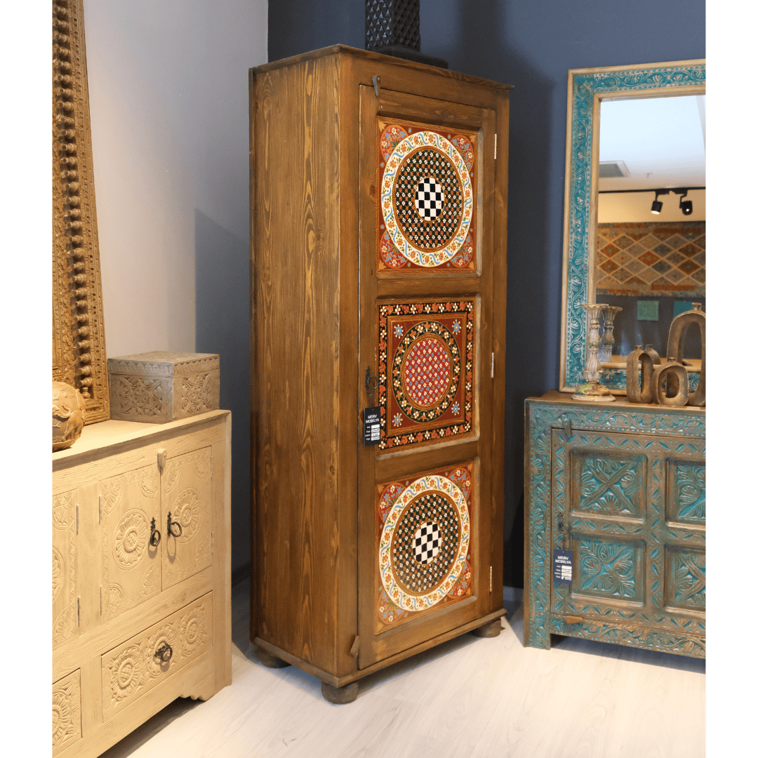 ETNİK MODEL EL BOYAMA DOLAP M617 - Görsel 3