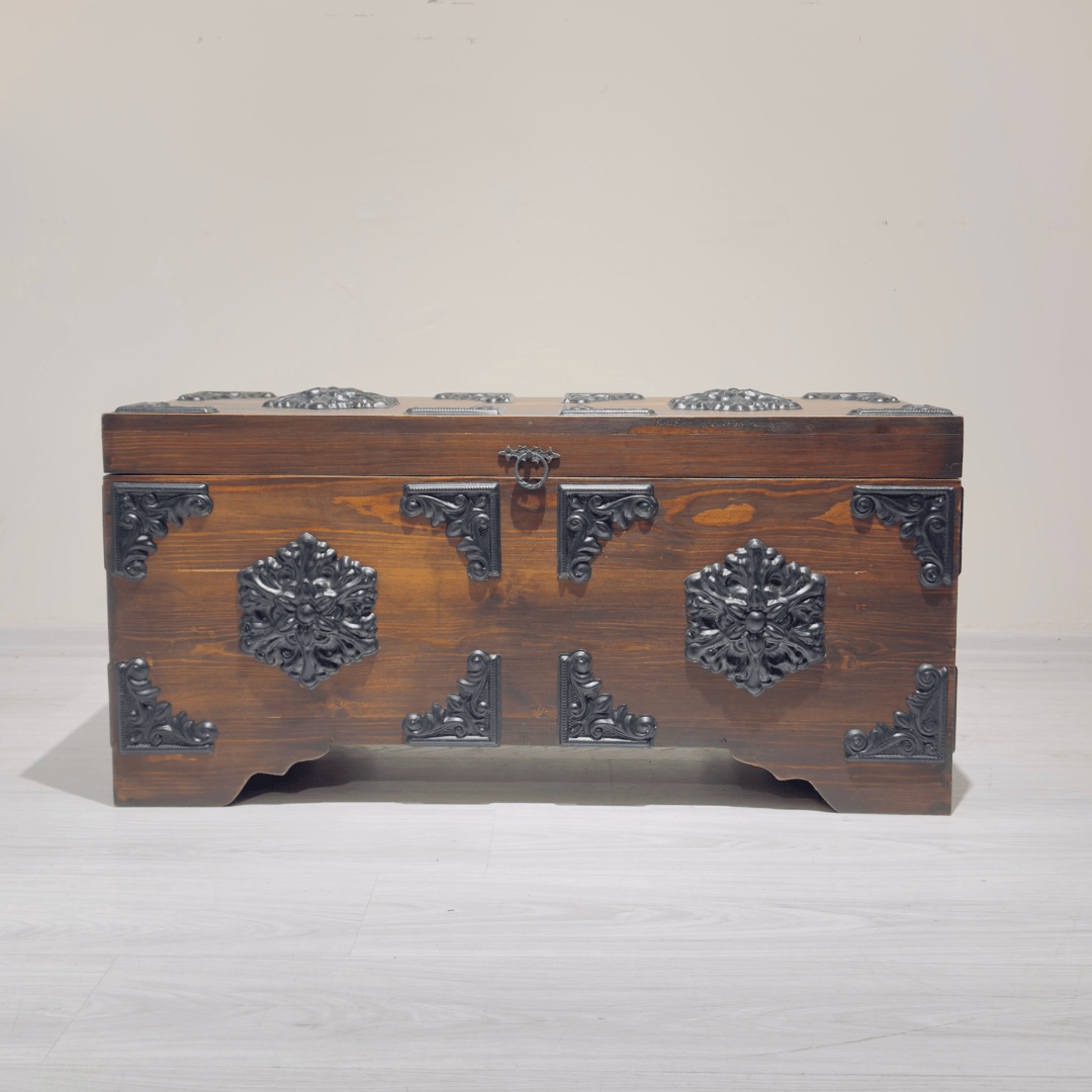 ETNİK MODEL METAL SÜSLEMELİ SANDIK M884