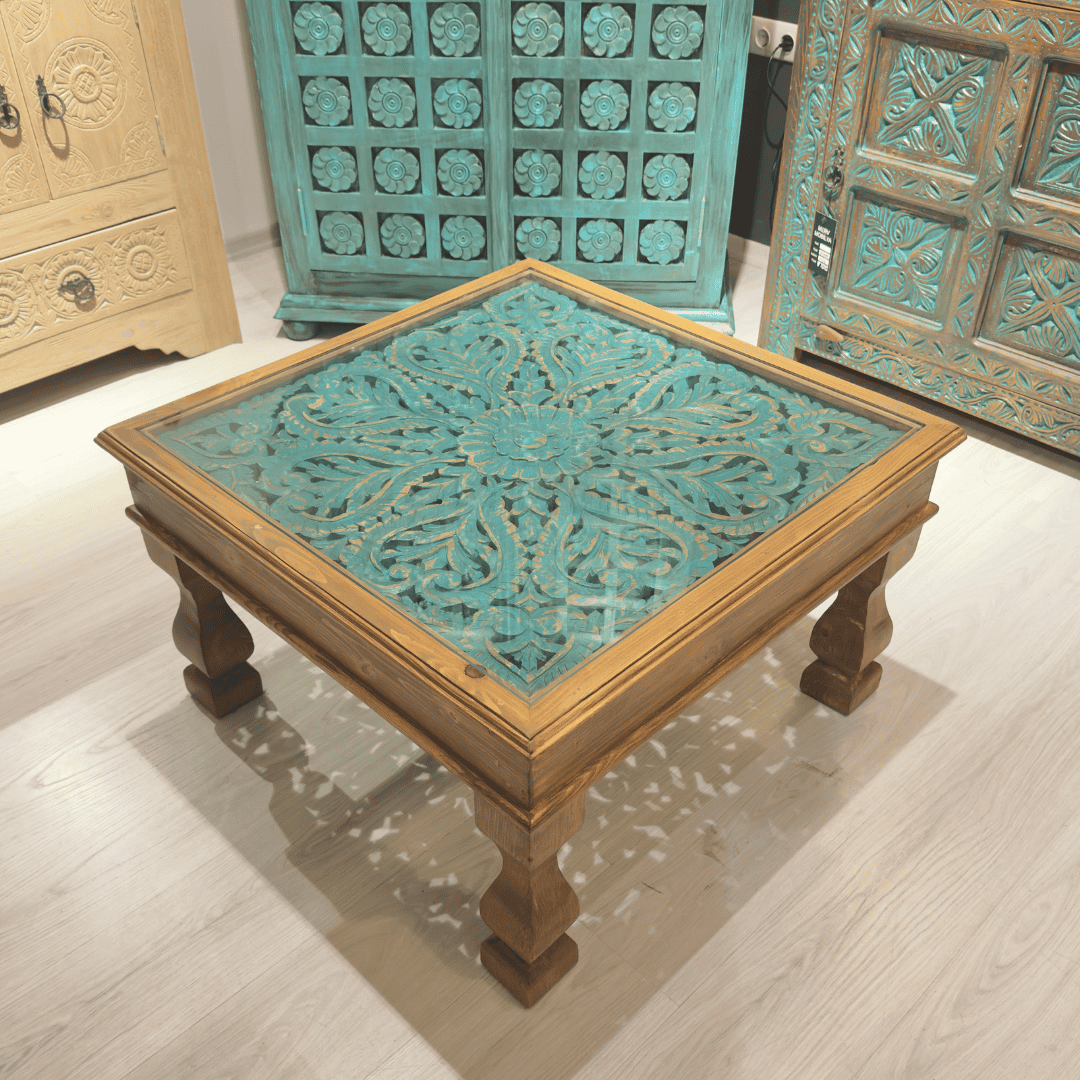 ETNİK MODEL MANGO AĞAÇ ORTA SEHPA H0077 - Görsel 2