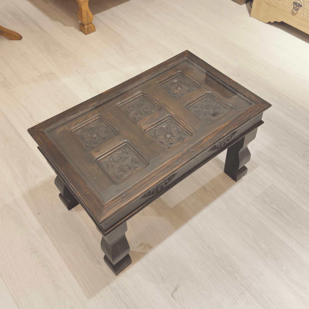 ETNİK MODEL EL OYMA ORTA SEHPA M739