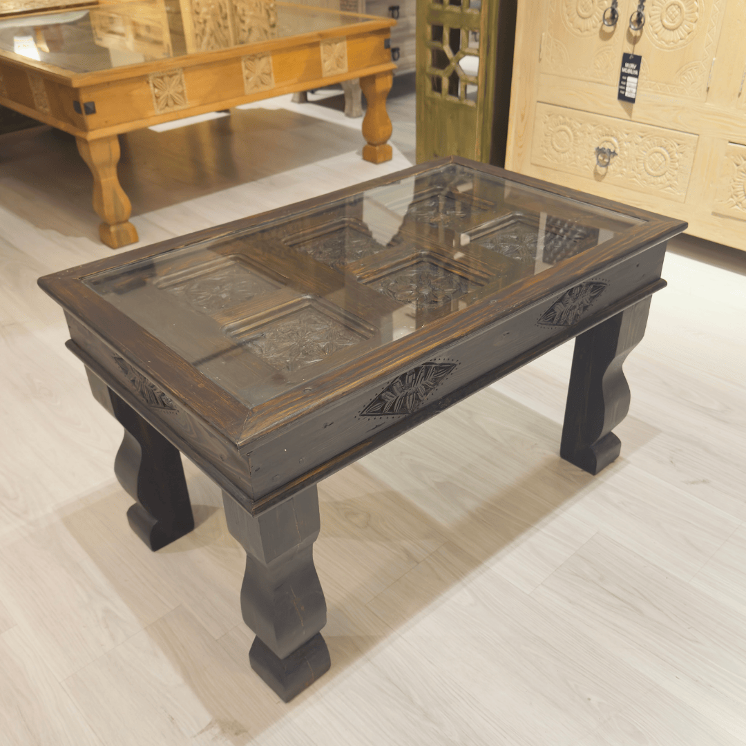 ETNİK MODEL EL OYMA ORTA SEHPA M739 - Görsel 3