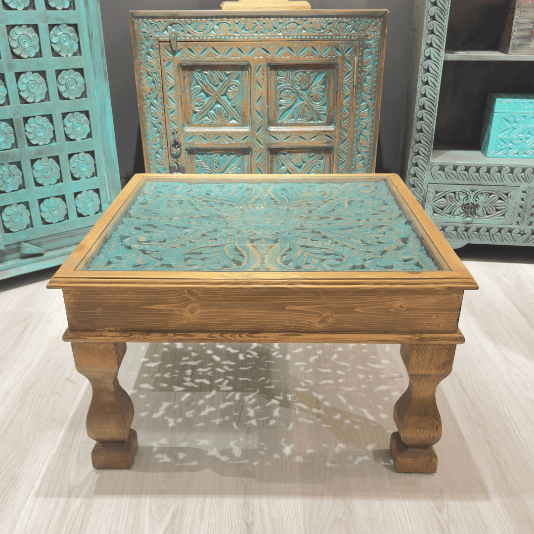 ETNİK MODEL MANGO AĞAÇ ORTA SEHPA H0077 - Görsel 4