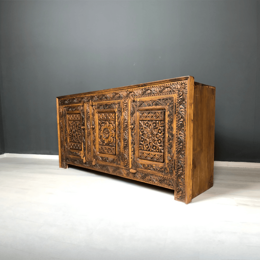 ETNİK MODEL ŞAHMERAN OYMA KONSOL M32 - Görsel 3