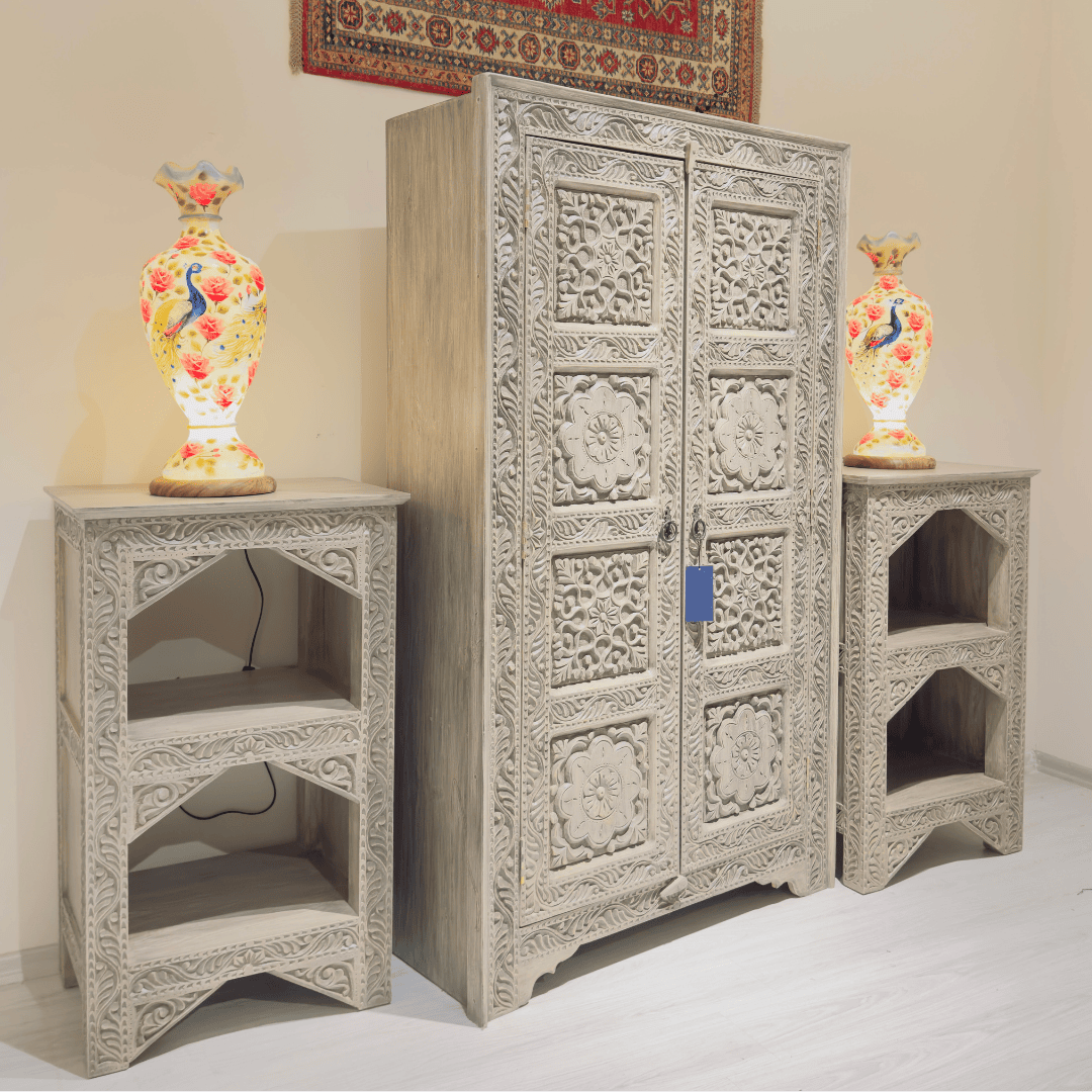 ŞAHMERAN MODEL EL OYMA DOLAP M797 - Görsel 3