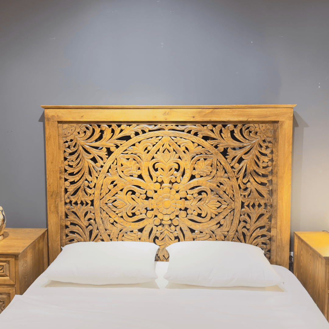 ETNİK MODEL MANGO AĞAÇ KARYOLA H0083 - Görsel 6