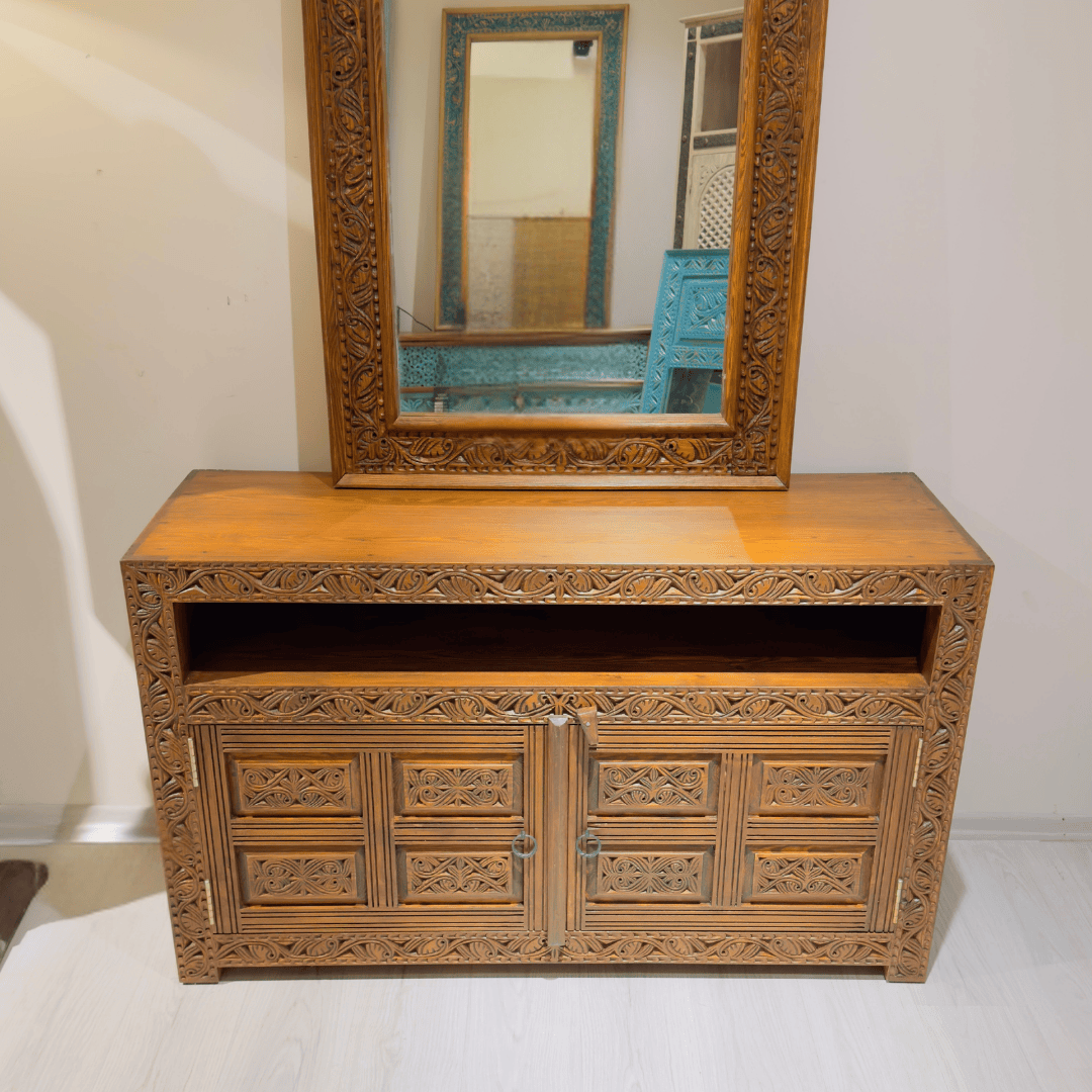 ETNİK MODEL EL OYMA KONSOL M917 - Görsel 3