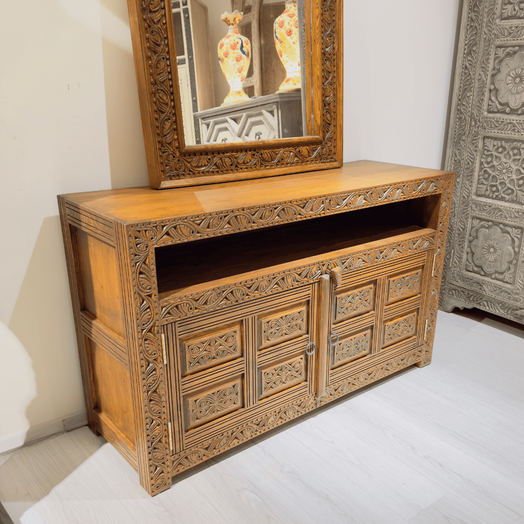 ETNİK MODEL EL OYMA KONSOL M917 - Görsel 4