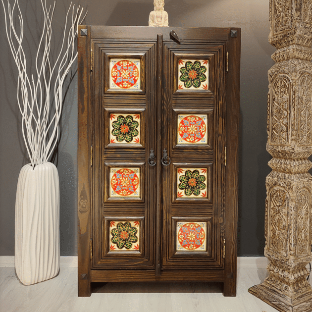 ETNİK MODEL EL BOYAMA DOLAP M750