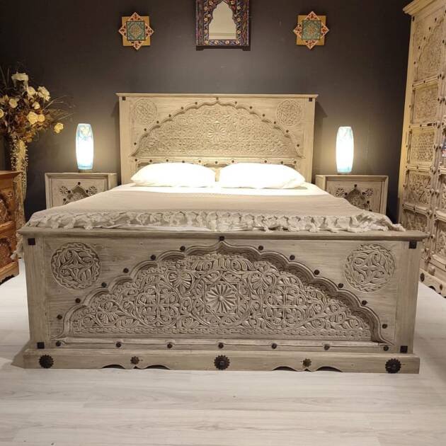 ETNİK MODEL HÜRREM SULTAN ESKİTME KARYOLA  M853