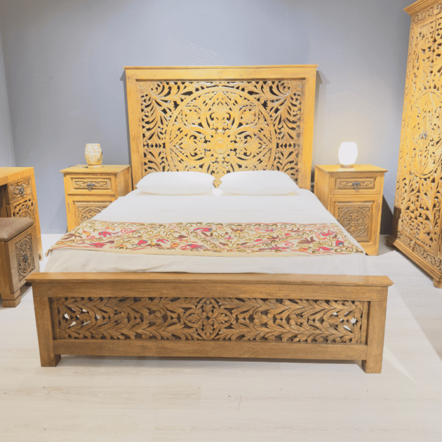 ETNİK MODEL MANGO AĞAÇ KARYOLA H0083