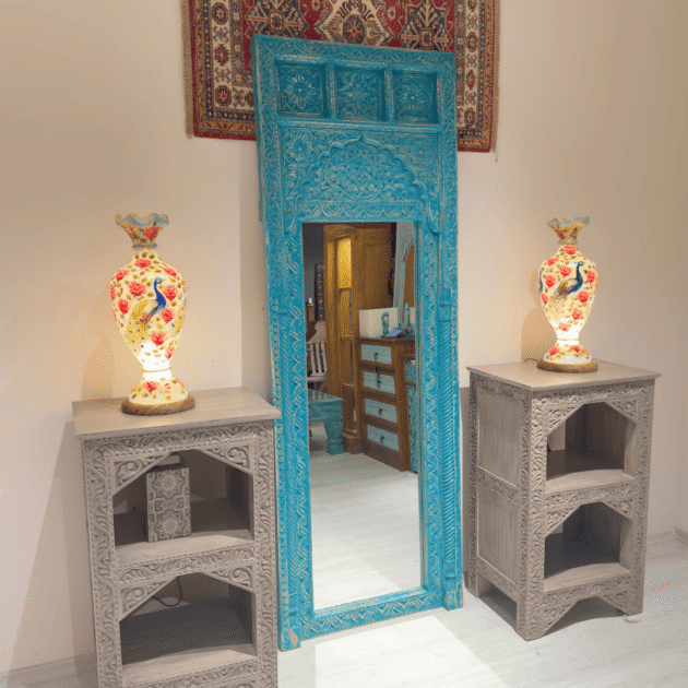 ETNİK MODEL EL OYMA YÜKSEK BOY AYNA SKT1054