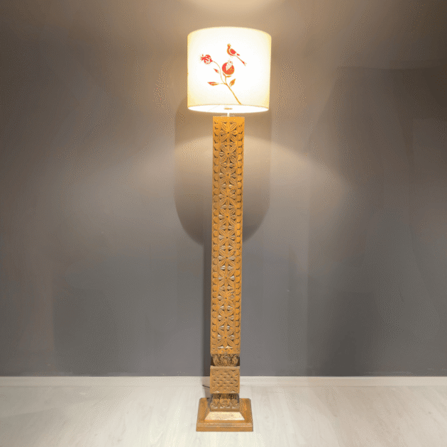 ETNİK MODEL EL OYMA AHŞAP LAMBADER M1060-2