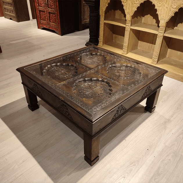 ETNİK MODEL EL OYMA ORTA SEHPA M1265