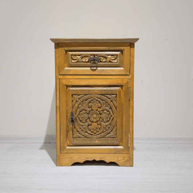 ETNİK MODEL EL OYMA KOMODİN M914