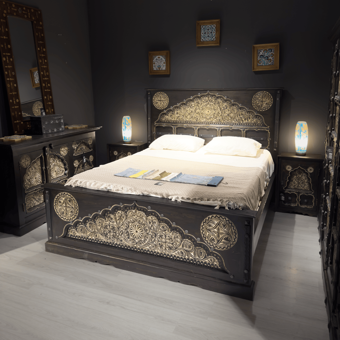 ETNİK MODEL EL OYMA HÜRREM SULTAN KARYOLA - Görsel 2