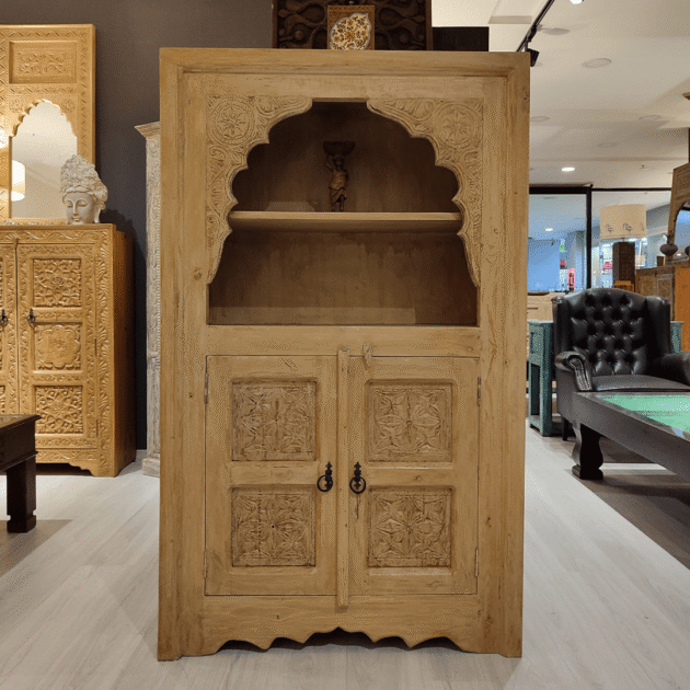 ETNİK MODEL EL OYMA VİTRİN DOLAP M703