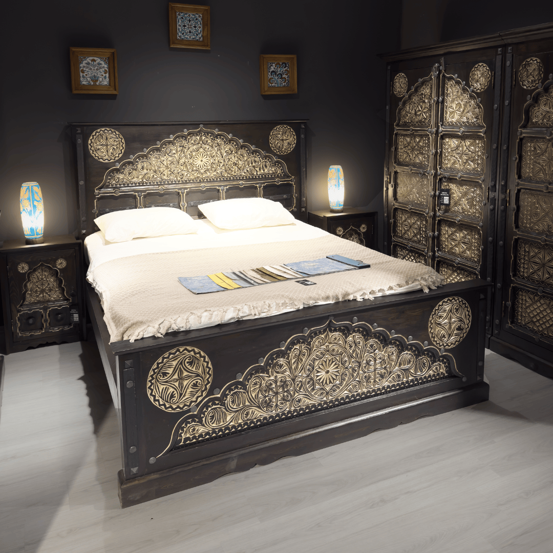 ETNİK MODEL EL OYMA HÜRREM SULTAN KARYOLA - Görsel 3