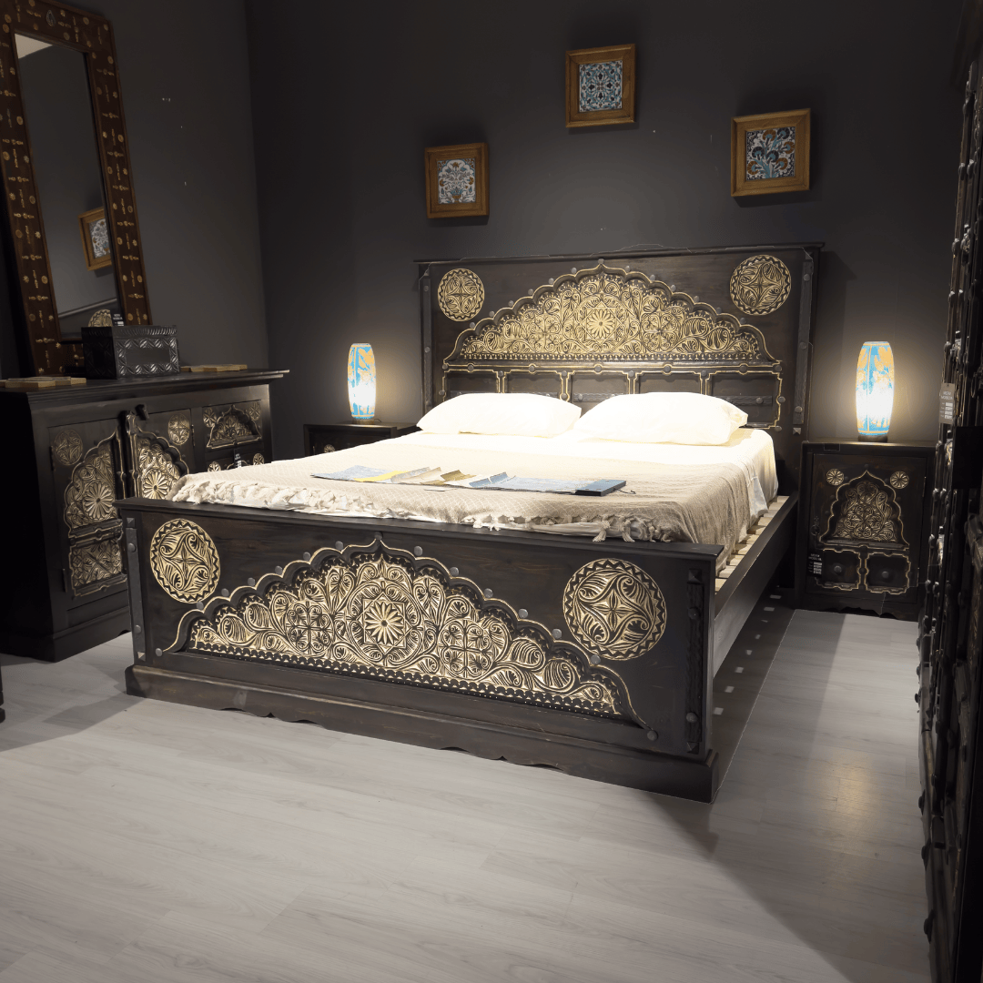 ETNİK MODEL EL OYMA HÜRREM SULTAN KARYOLA - Görsel 4