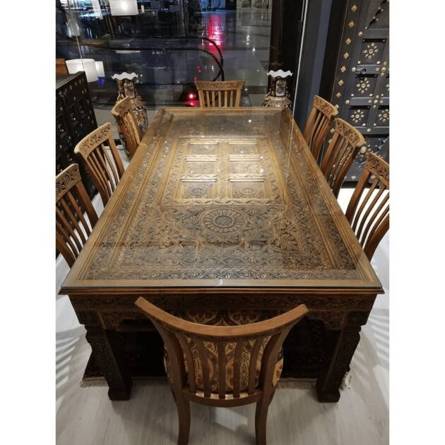 PAYİTAHT MODEL EL OYMA YEMEK MASASI M510