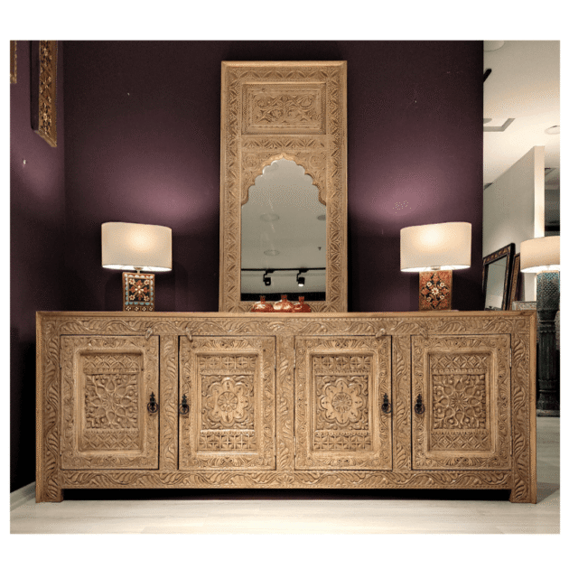 ŞAHMERAN MODEL EL OYMA TV KONSOL M1077