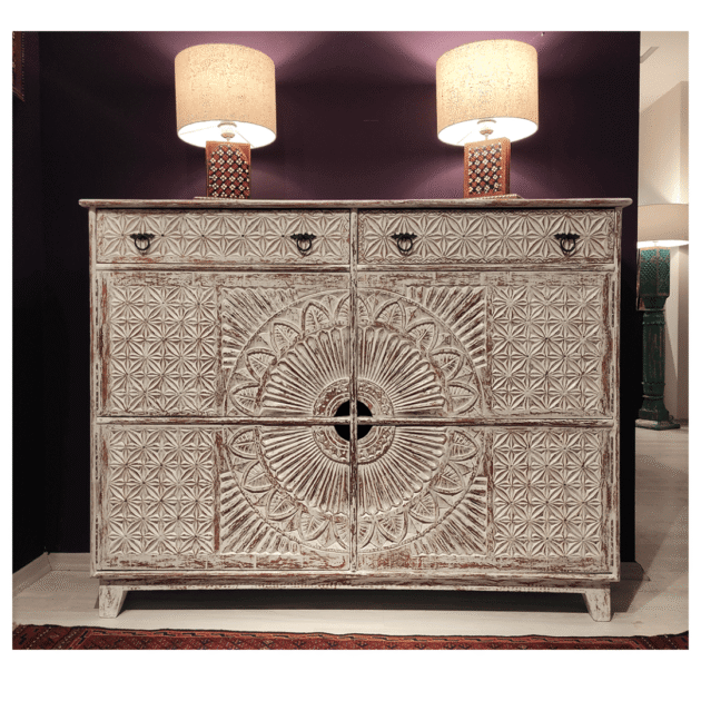 ETNİK MODEL SPİRAL EL OYMA DOLAP M1050