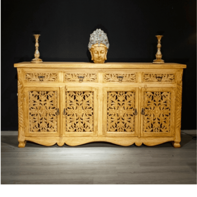 ETNİK MODEL MANGO AĞAÇ EL OYMA KONSOL H0049