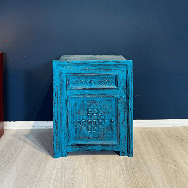 ETNİK MODEL EL OYMA ESKİTME KOMODİN STK741