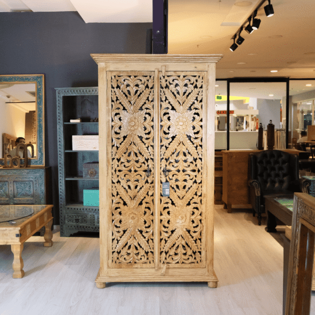 ETNİK MODEL MANGO AĞAÇ EL OYMA DOLAP H0011