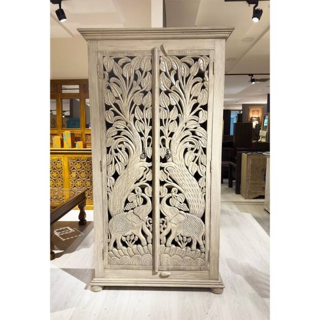 ETNİK MODEL MANGO AĞAÇ EL OYMA DOLAP H0025