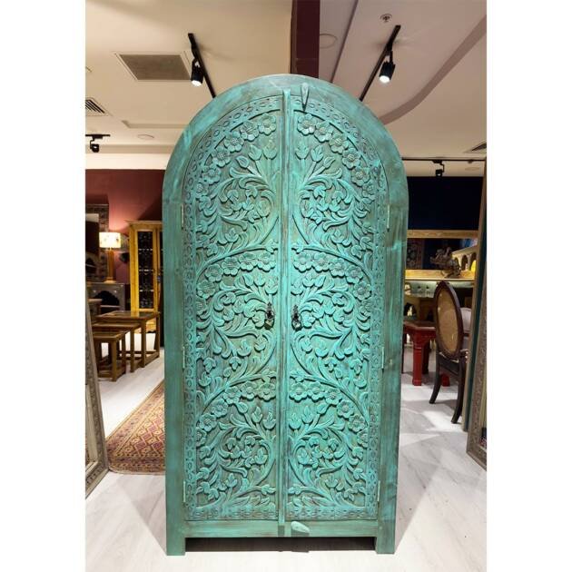 ETNİK MODEL MANGO AĞAÇ EL OYMA DOLAP H0028