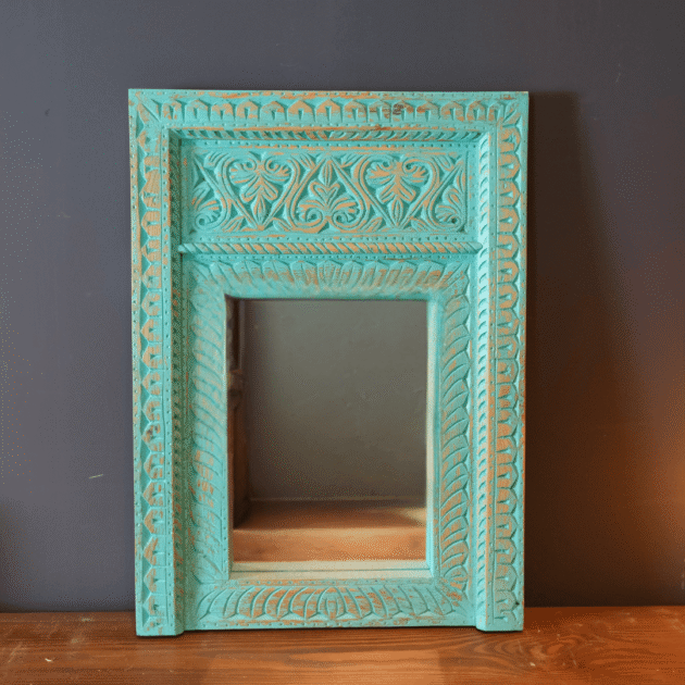 ETNİK MODEL EL OYMA AYNA M473-2