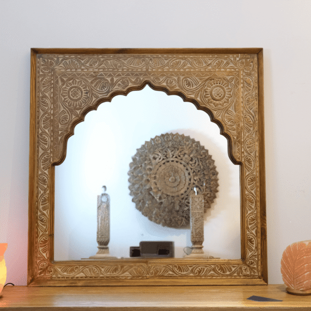 ETNİK MODEL EL OYMA AYNA M913