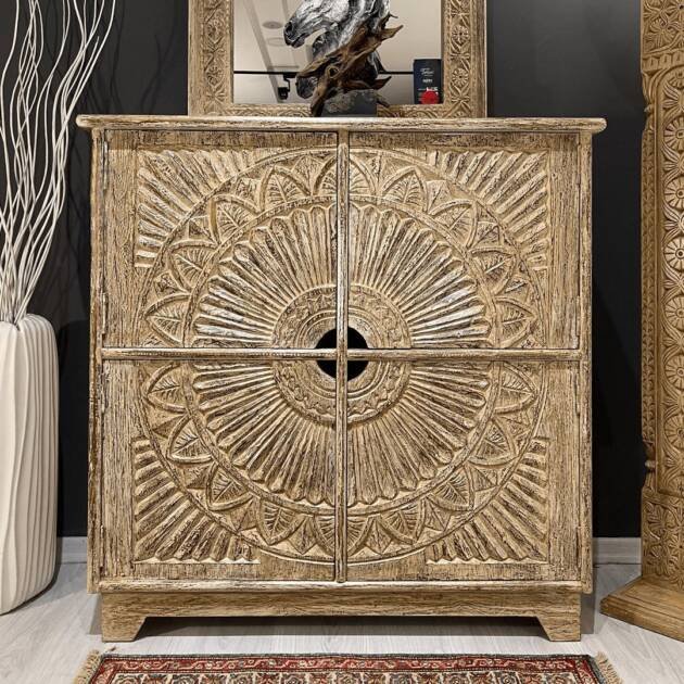 ETNİK MODEL SPİRAL OYMA DOLAP M1073