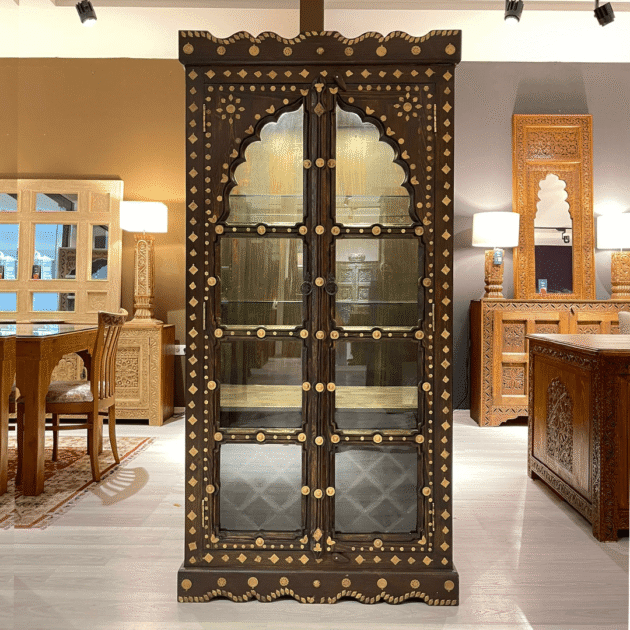 ETNİK MODEL PİRİNÇ SÜSLEME VİTRİN M1231