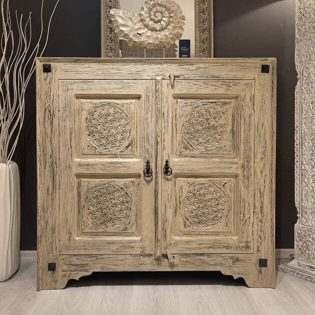 ETNİK MODEL EL OYMA AYNA M1311